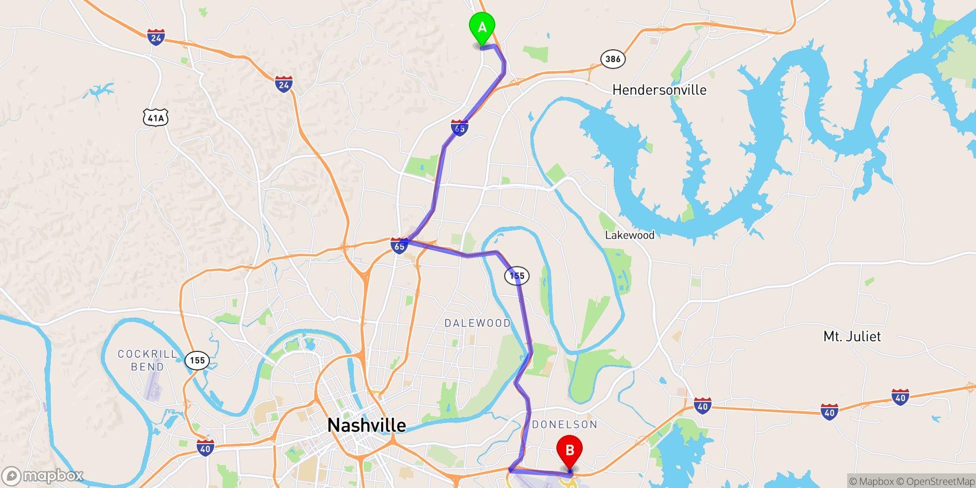 Shuttle from Goodlettsville to Nashville Airport