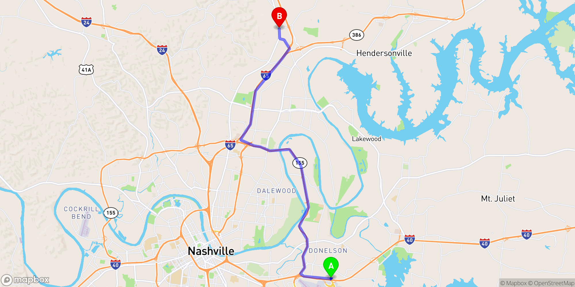 Shuttle from Nashville Airport to Goodlettsville